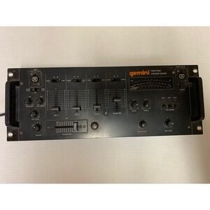 Gemini PMX-1000 DJ Stereo Preamp Mixer Vintage Analog 3-Channel Audio Mixer